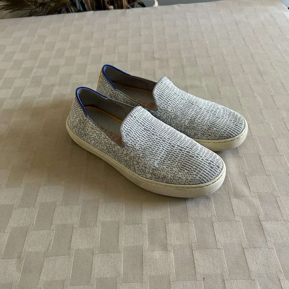 Rothy’s The Original Slip On Sneakers in Opal Python